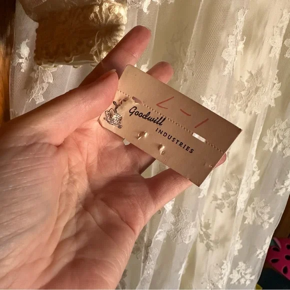 Vintage Lorrie Deb San Francisco Maxi Lace Dress - Picture 8 of 8